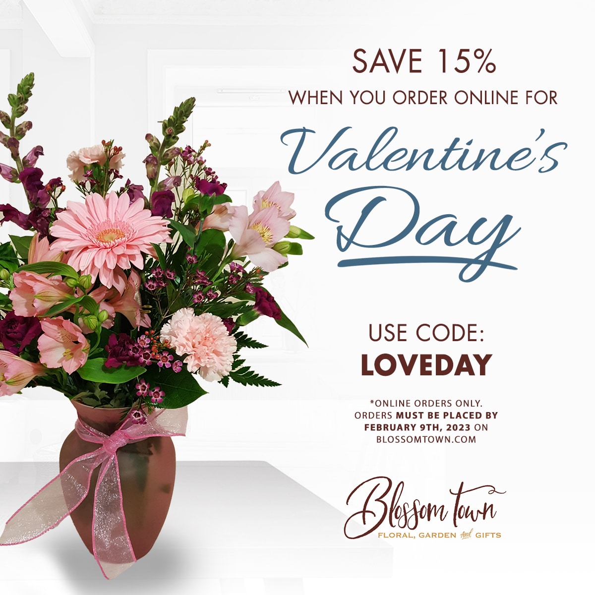 Valentine S Day Flowers And More Blossom Town Florist Floral Delivery 56283
