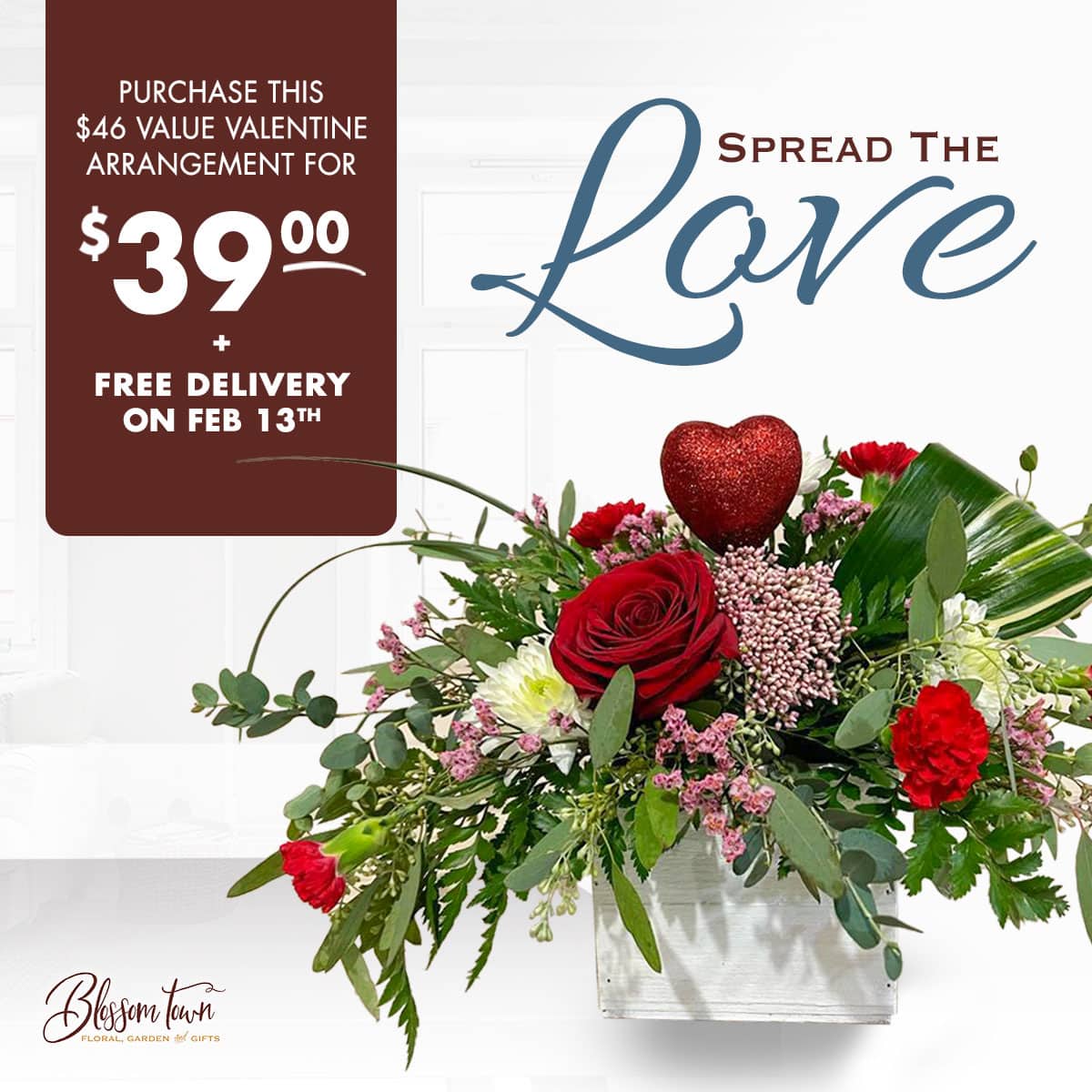Spread the Love on Valentine's Day Promo