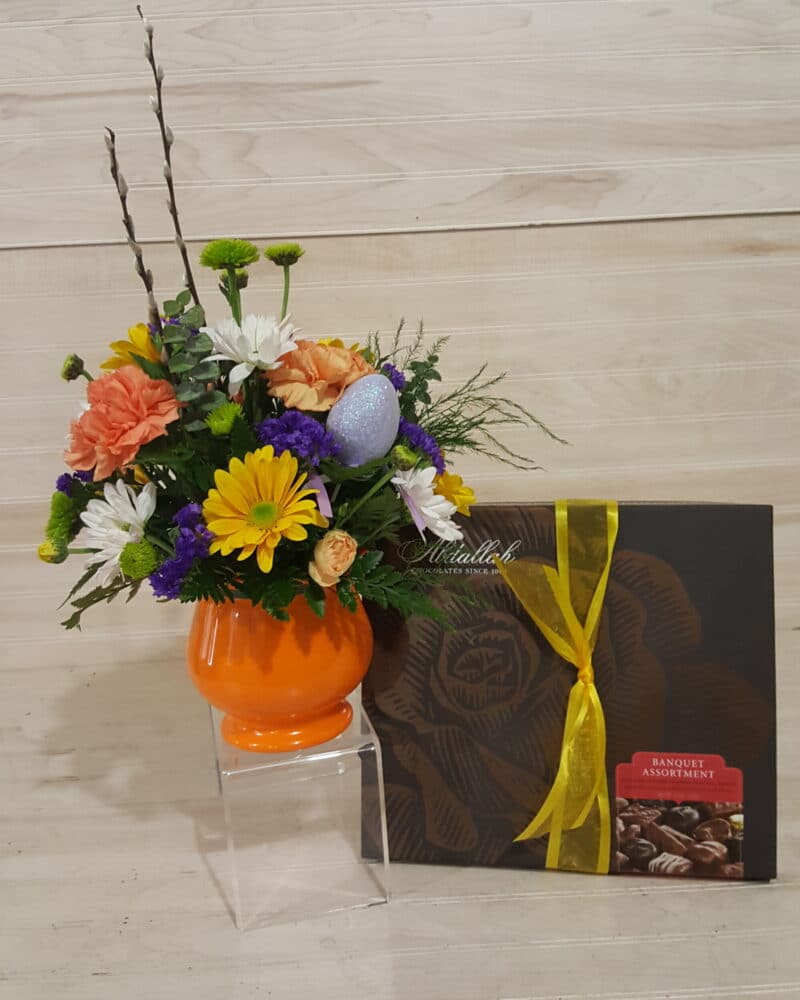 Easter Flowers and Abdallah Chocolates