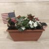 We Remember Planter with Flag