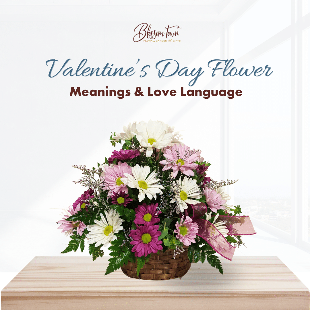 Valentines Flower Language Infographic